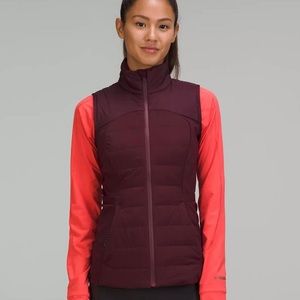Lululemon Down for It All Vest in color “cassis” new with tags.